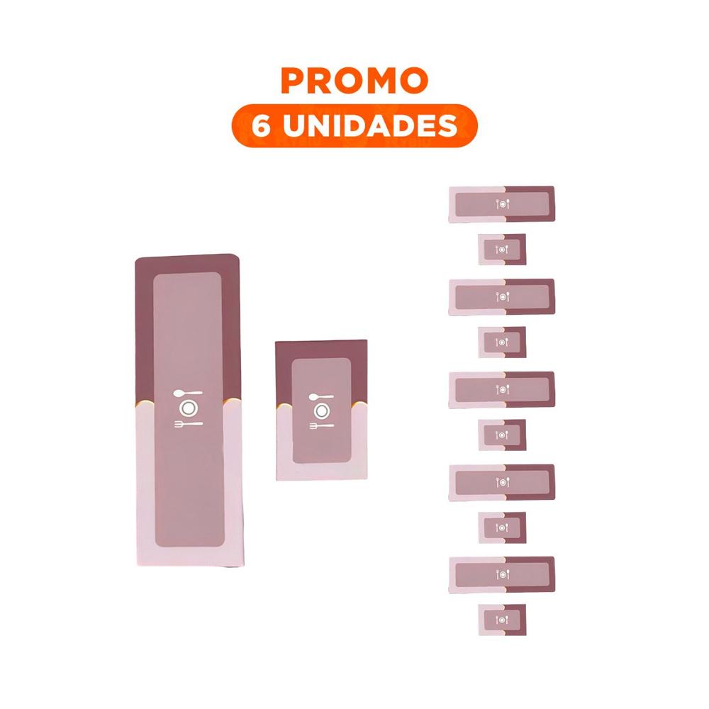 Pack6 Elemento de Piso Antideslizante para Cocina y Ambientes Domesticos