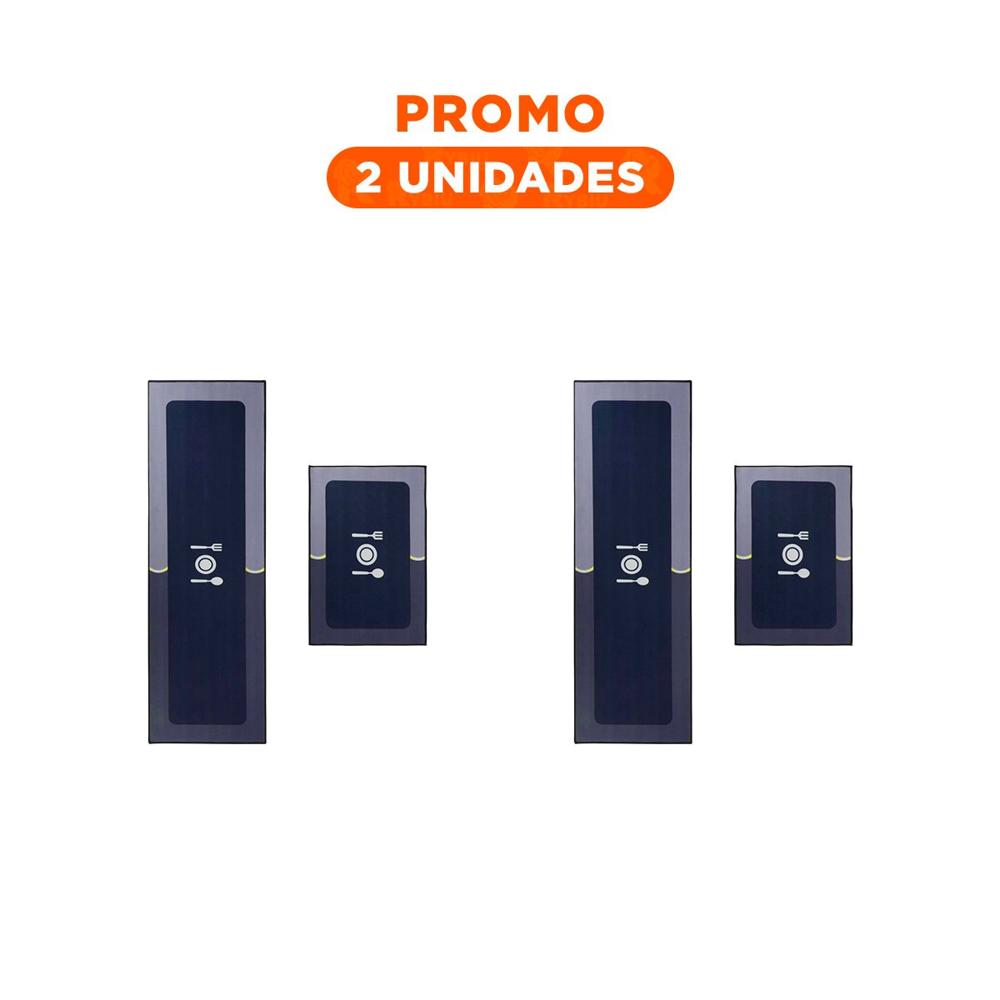 Pack2 Tapete Antideslizante de Piso para Cocina y Ambientes de Uso Frecuente Azul