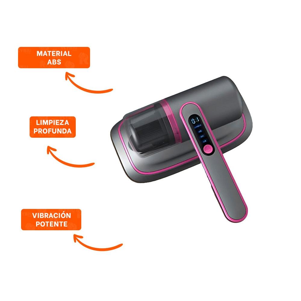 Aparato para Acaros en Plomo y Fucsia para Higiene de Dormitorios Y+Ligas Regalo