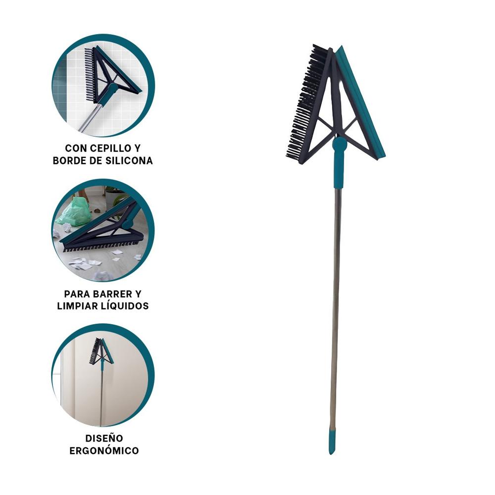 Limpiador Rapido y Silicona 2 en 1 para Pisos, Cocina y Sala Verde Y+Ligas Regalo