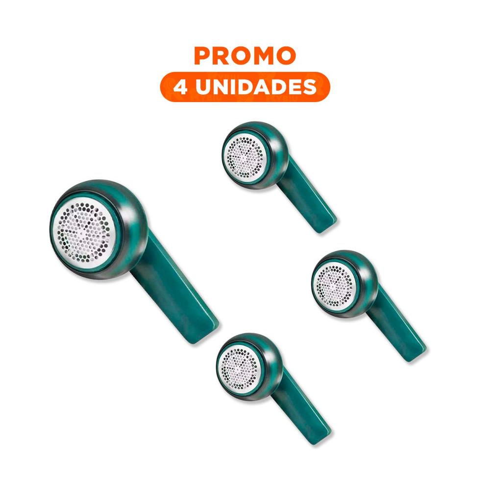 Pack4 Aparato Quitapelusas Moderno para Prendas Casual Verde Hogar Plus Y+Regalo Sticker