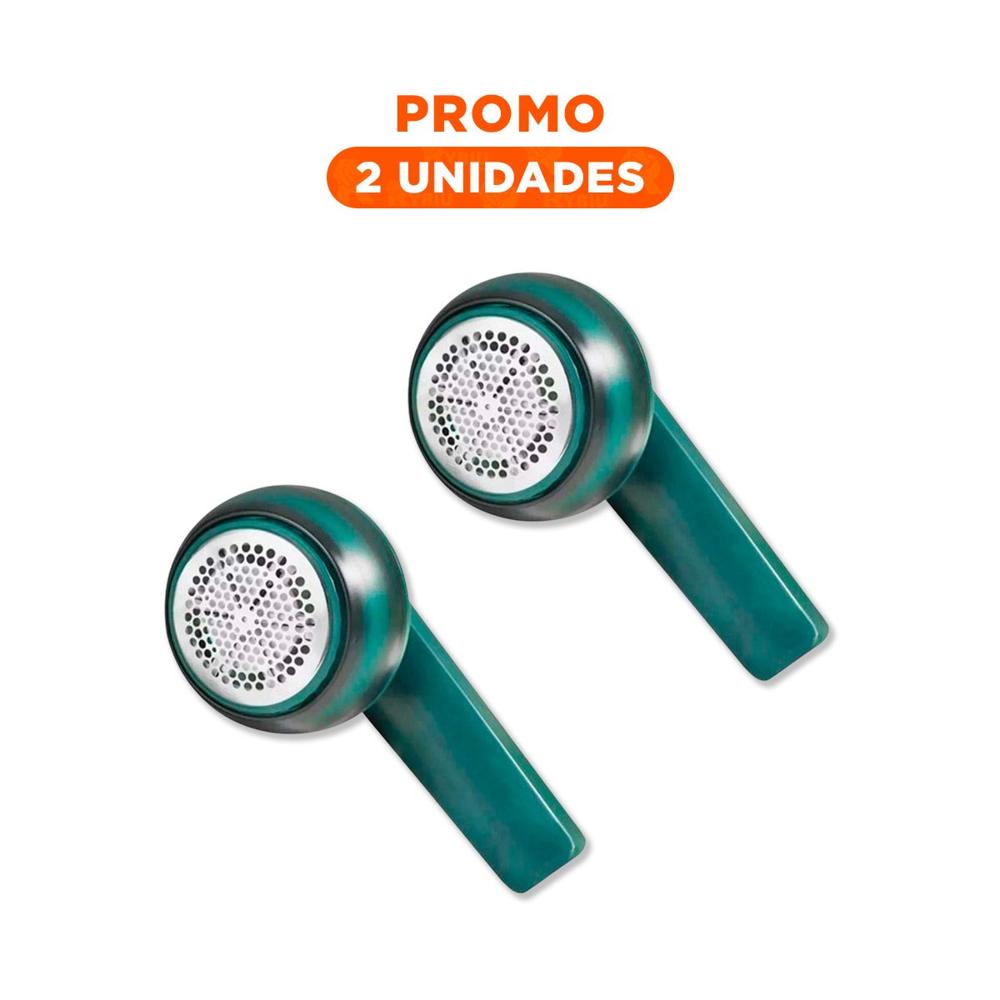Pack2 Herramienta Quitapelusas Moderna para Prendas de Uso Diario Verde Hogar Plus