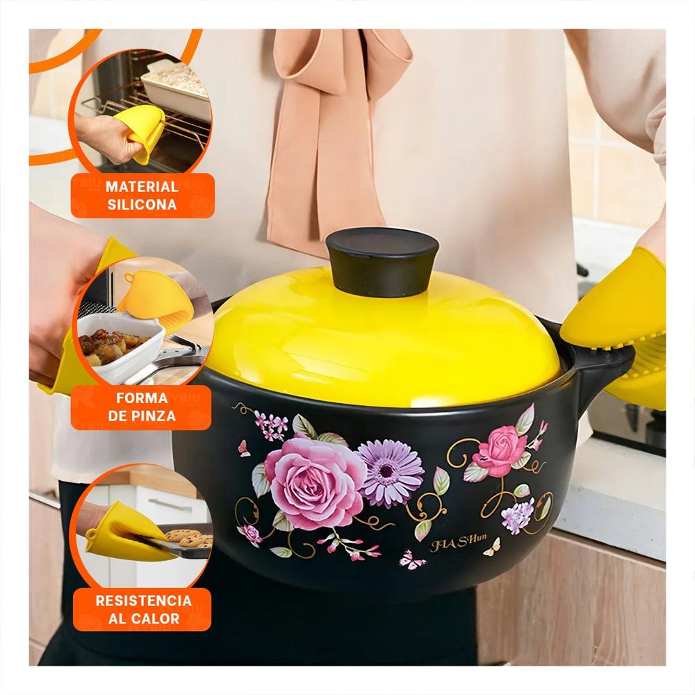 Accesorios Comodos de Silicona Amarillo para Uso en Casa 7,3x9,5cm Y+Post It