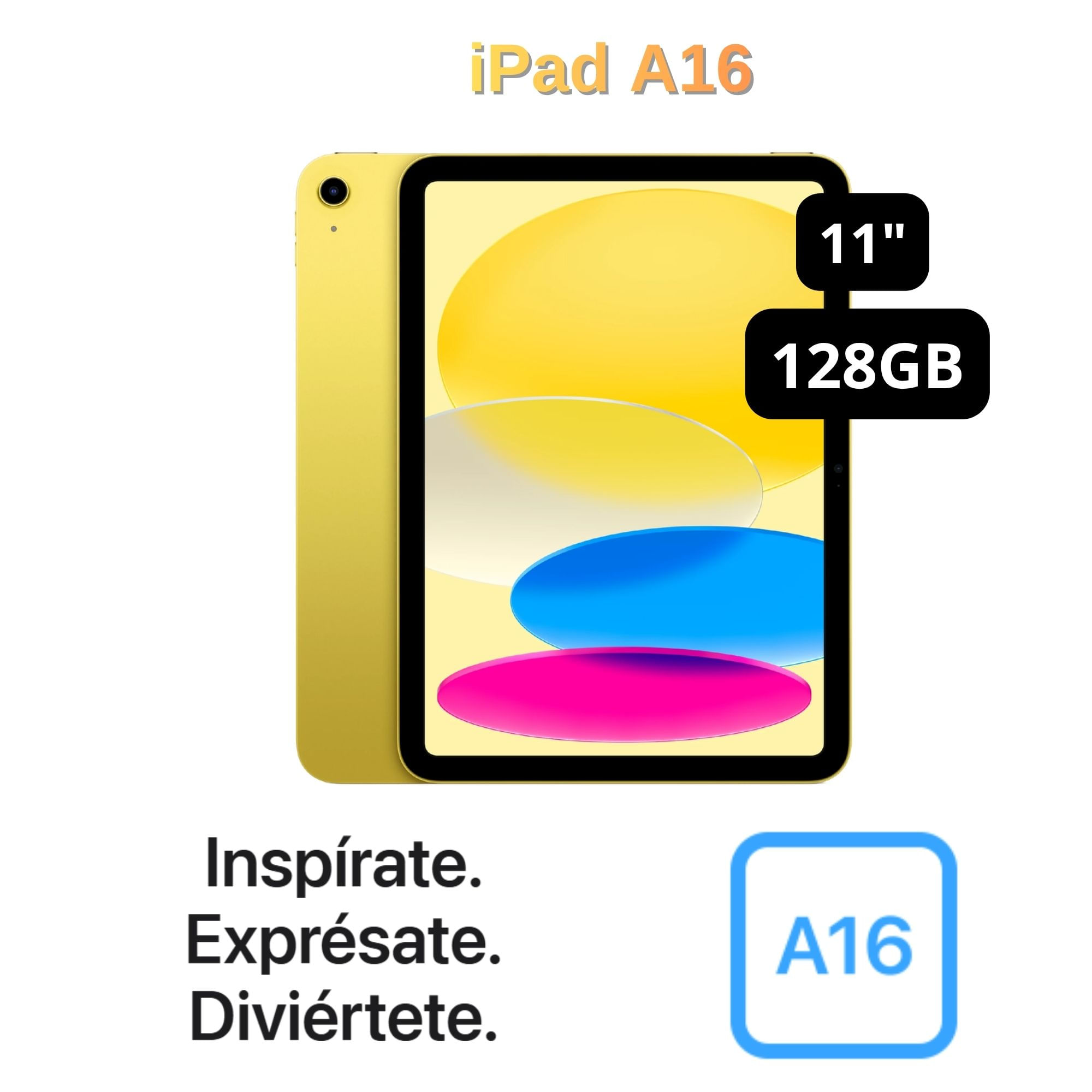 iPad Apple 11'' Chip A16 Wi-Fi 128GB - Yellow