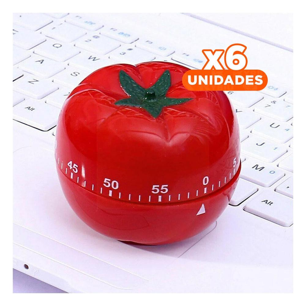 Pack6 Medidor Cocina Tomate Rojo Moderno y Confiable Y+Papel Regalo