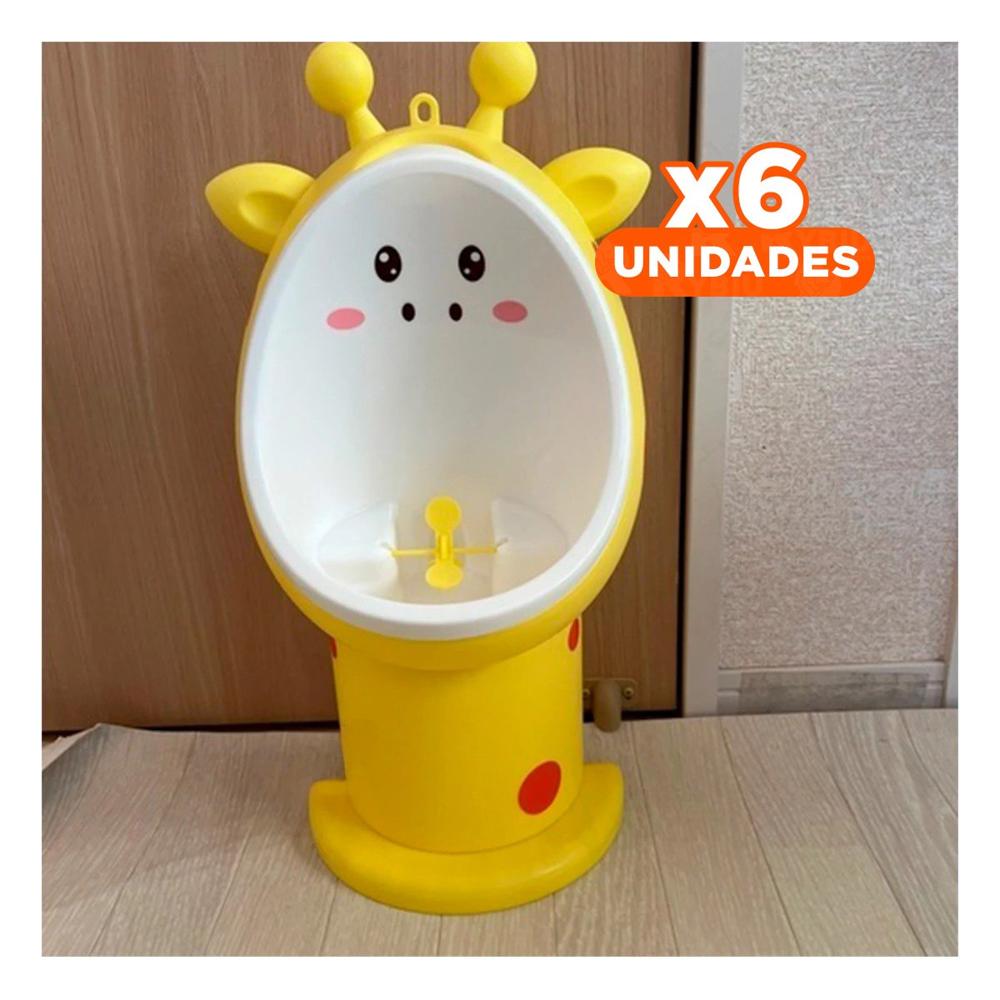 Pack6 Bacinica de Firaja para Bebes Ligera y Facil de Transportar Amarillo Y+Regalo Sticker