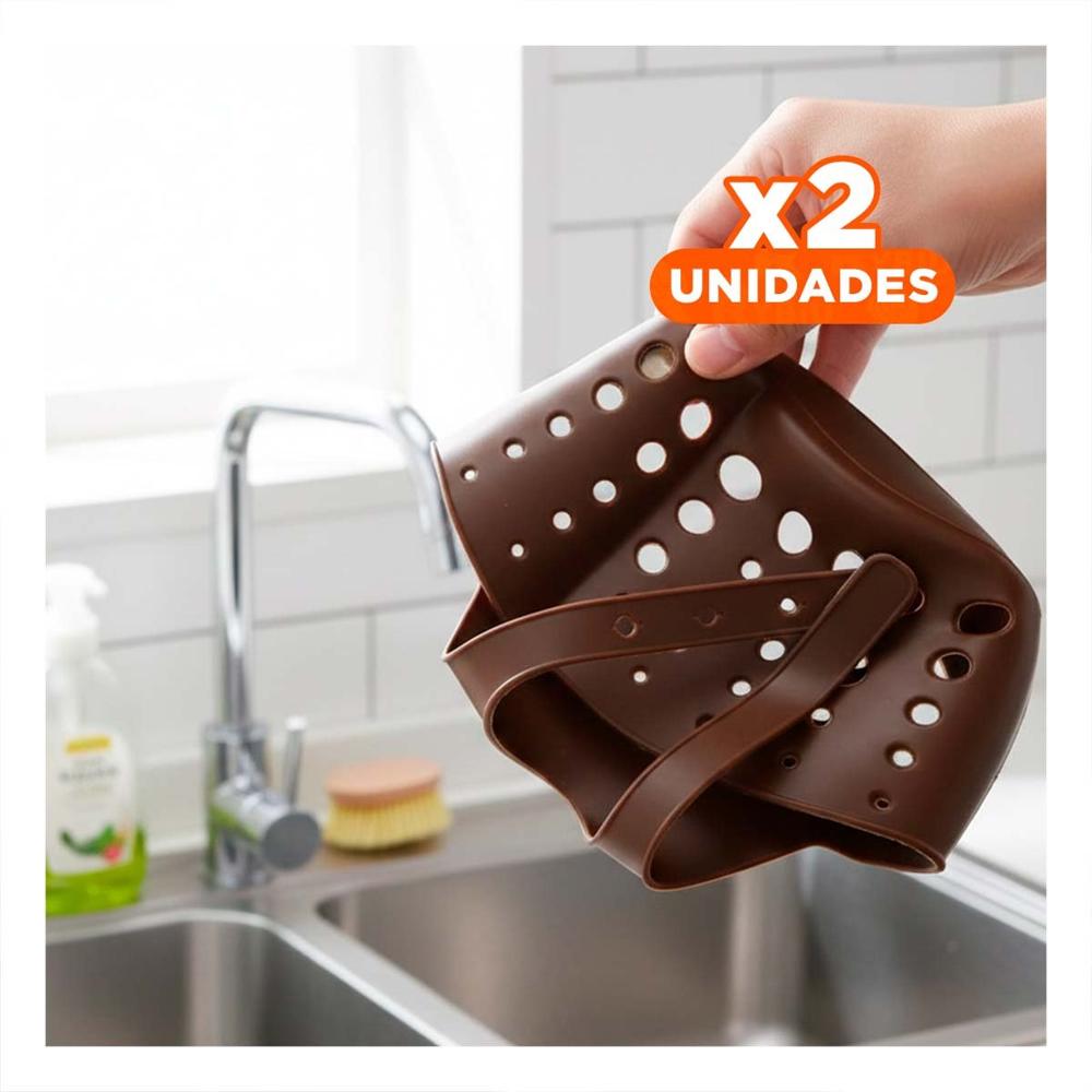 Pack2 Bandeja Colgante Marron Ligera y Facil de Colgar 19x15cm Y+Papel Regalo