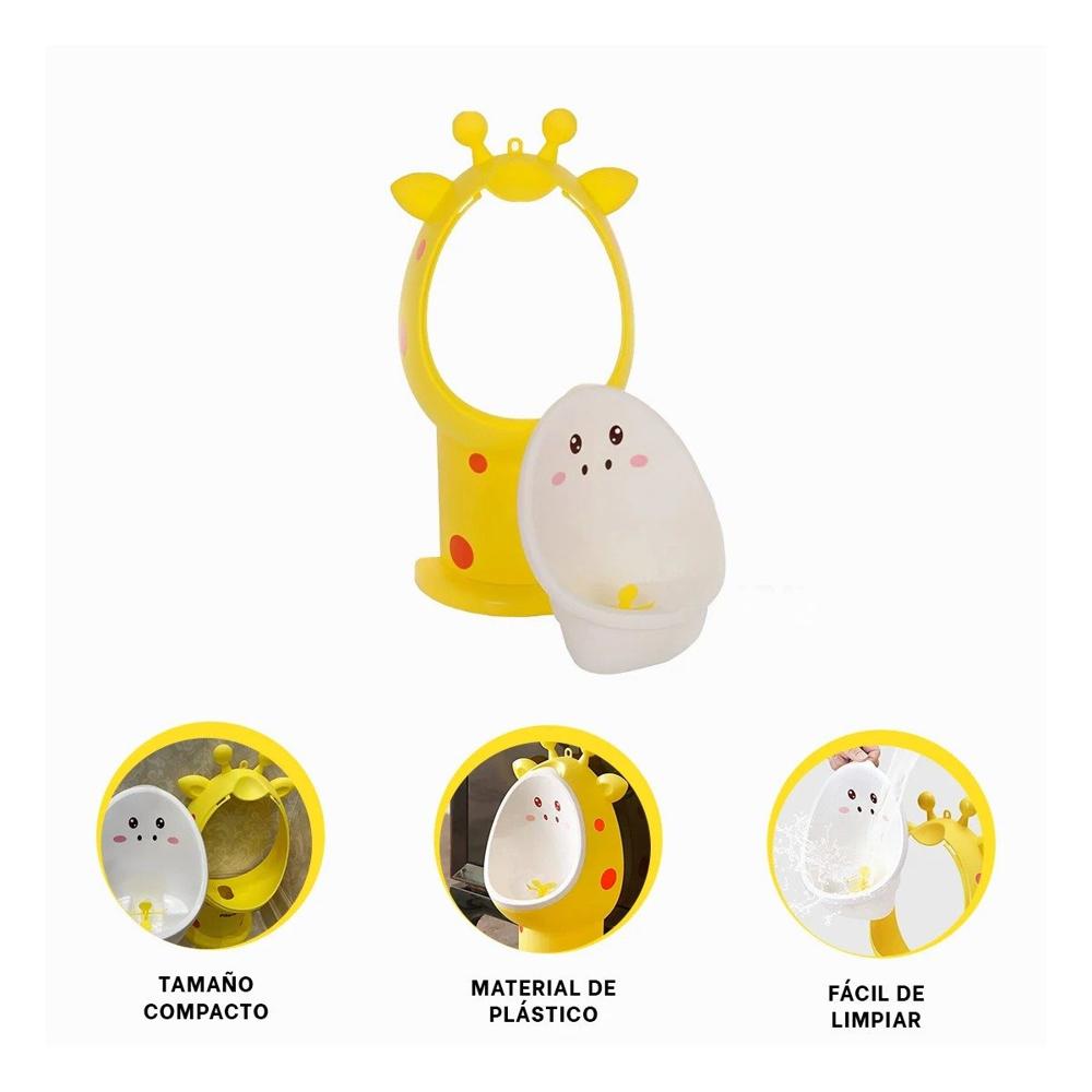 Potty de Firaja para Ninos con Bordes Suaves y Material Durable Amarillo Y+Ligas Regalo