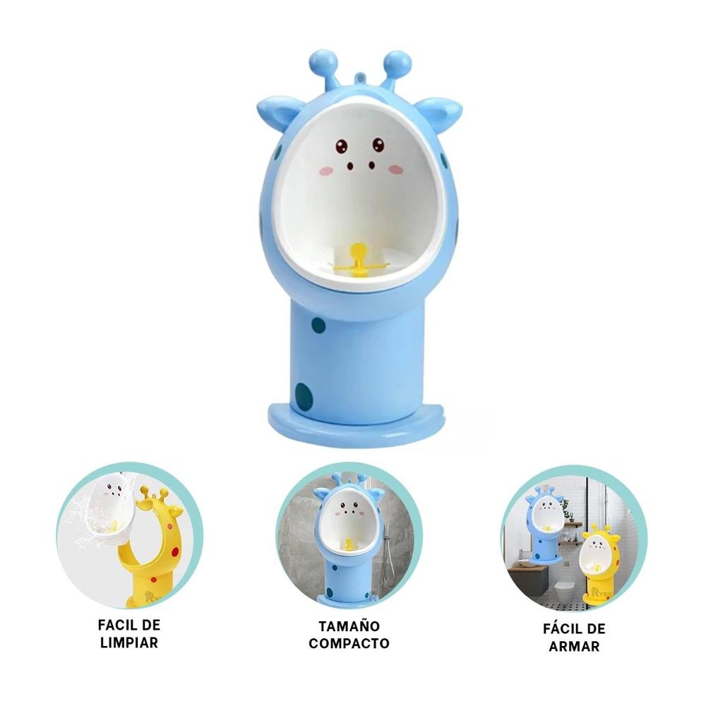 Potty de Firaja para Ninos con Bordes Suaves y Material Durable Celeste Y+Ligas Regalo