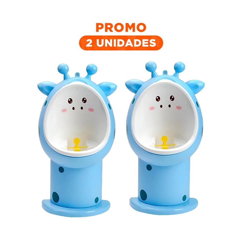 Pack2 Potty de Firaja con Diseño Divertido y Facil de Limpiar Celeste