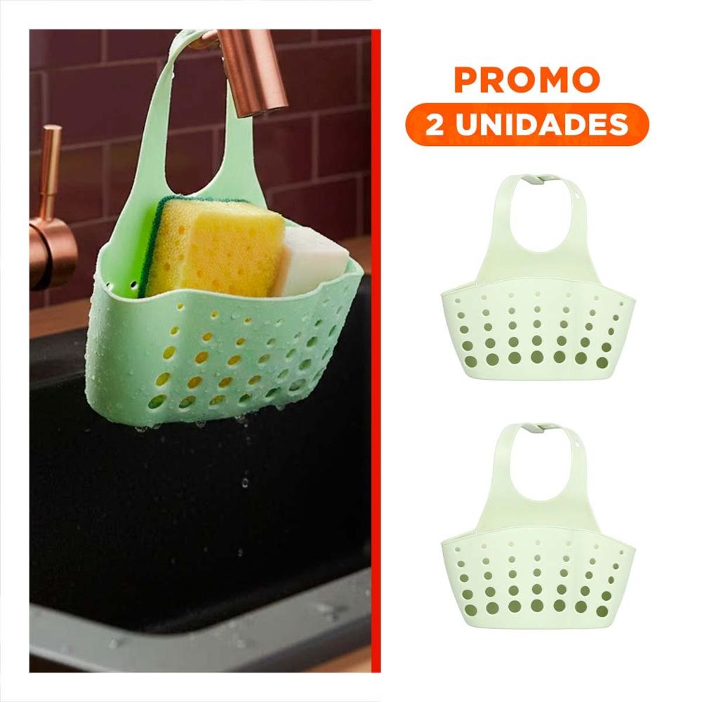 Pack2 Bandeja Colgante Decorativa Verde para Mantener Todo Ordenado 19x15cm