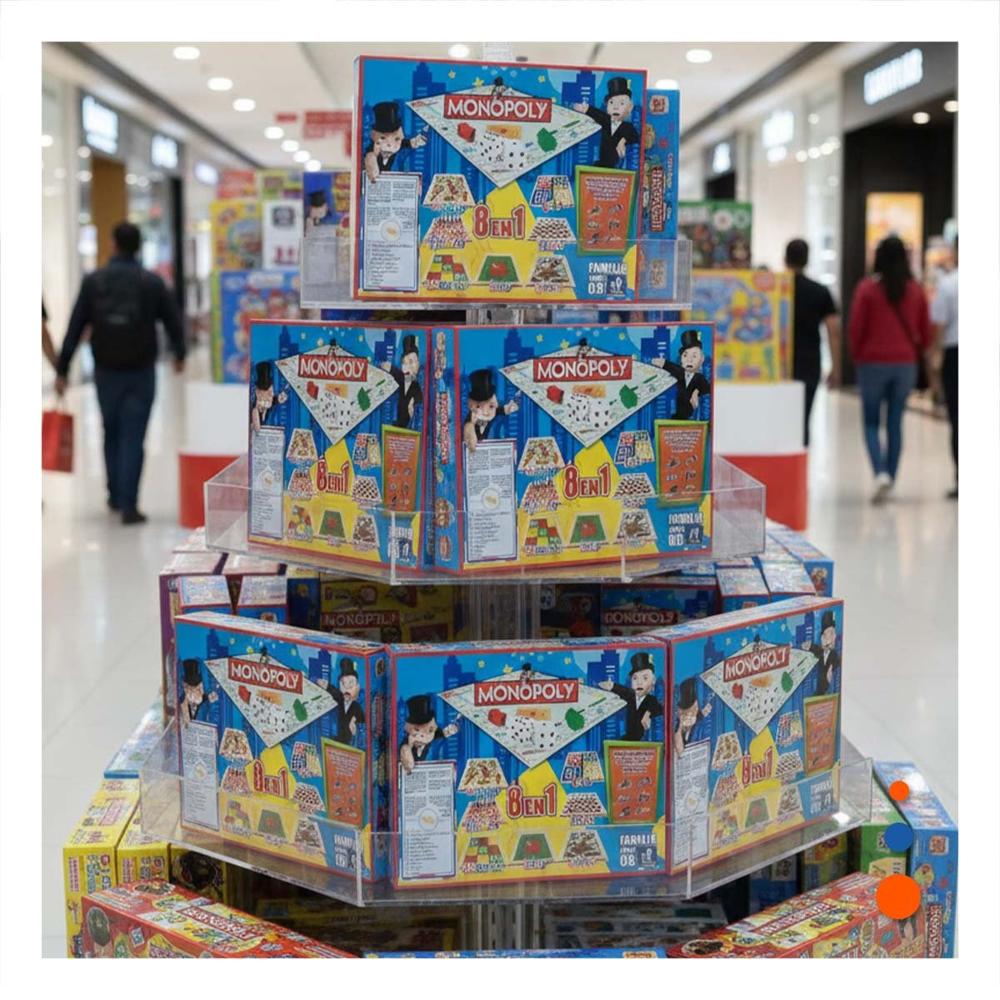 Entre Amigos De Mesa Multicolor para Casa con Juego Clasico Y+Ligas Regalo