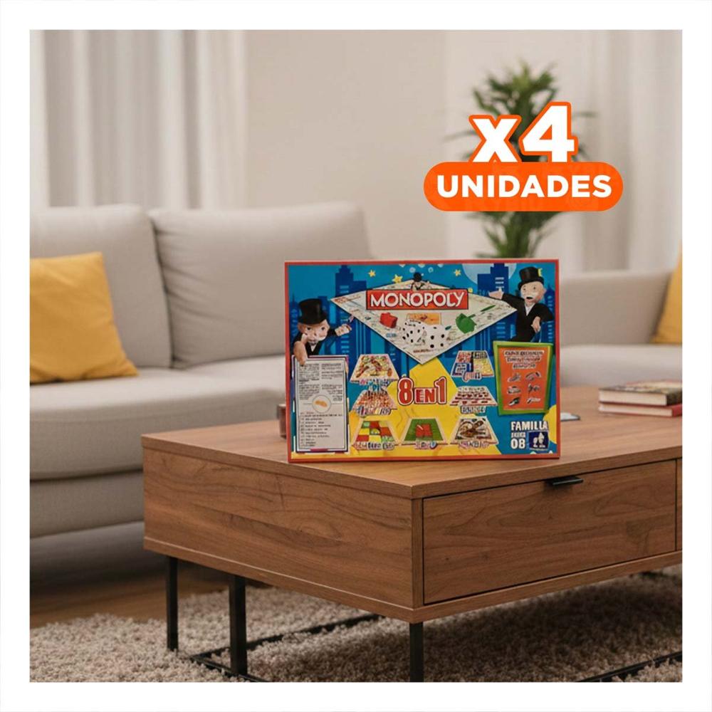 Pack4 Interactivo De Mesa Multicolor con Casa con Diversion Social
