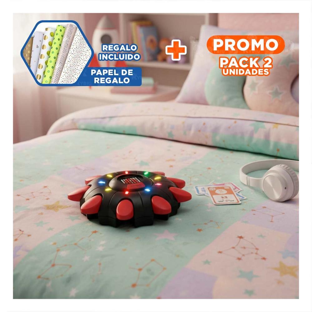 Pack2 Opcion Moderna de Mesa Negro para Compartir en Casa con Amigos Y+Papel Regalo