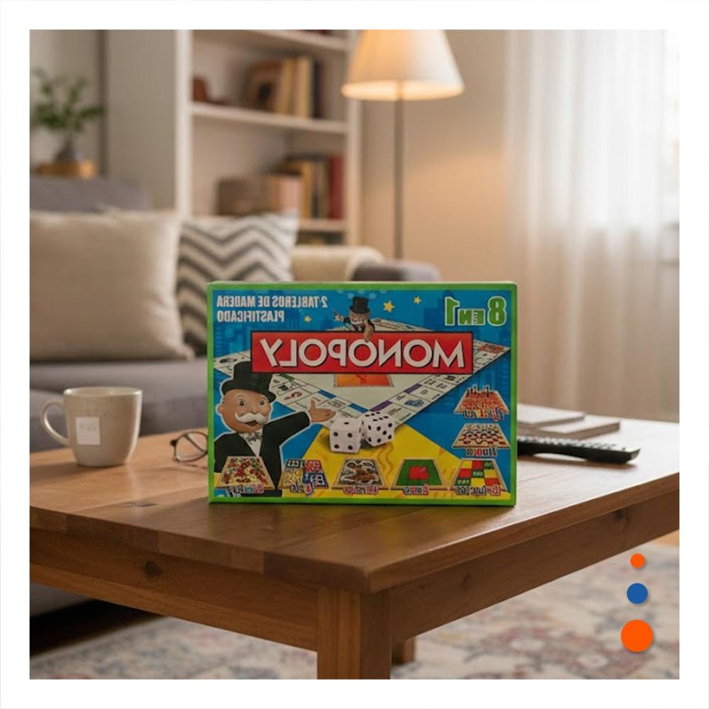 Concepto Recreativo Multicolor para Hogar con Entretenimiento Clasico Y+Ligas Regalo