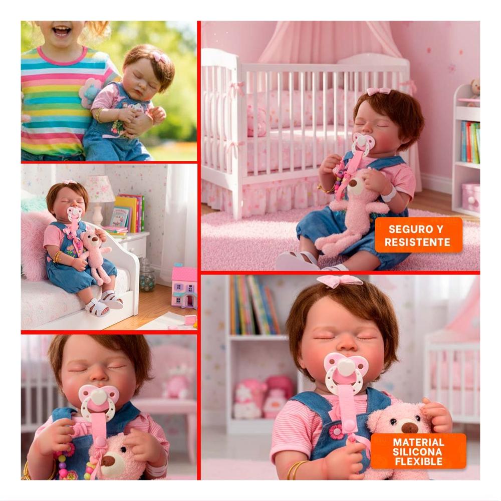 Juguete de Coleccion 48cm con overol Rosado y Celeste para su Energia Y+Post It