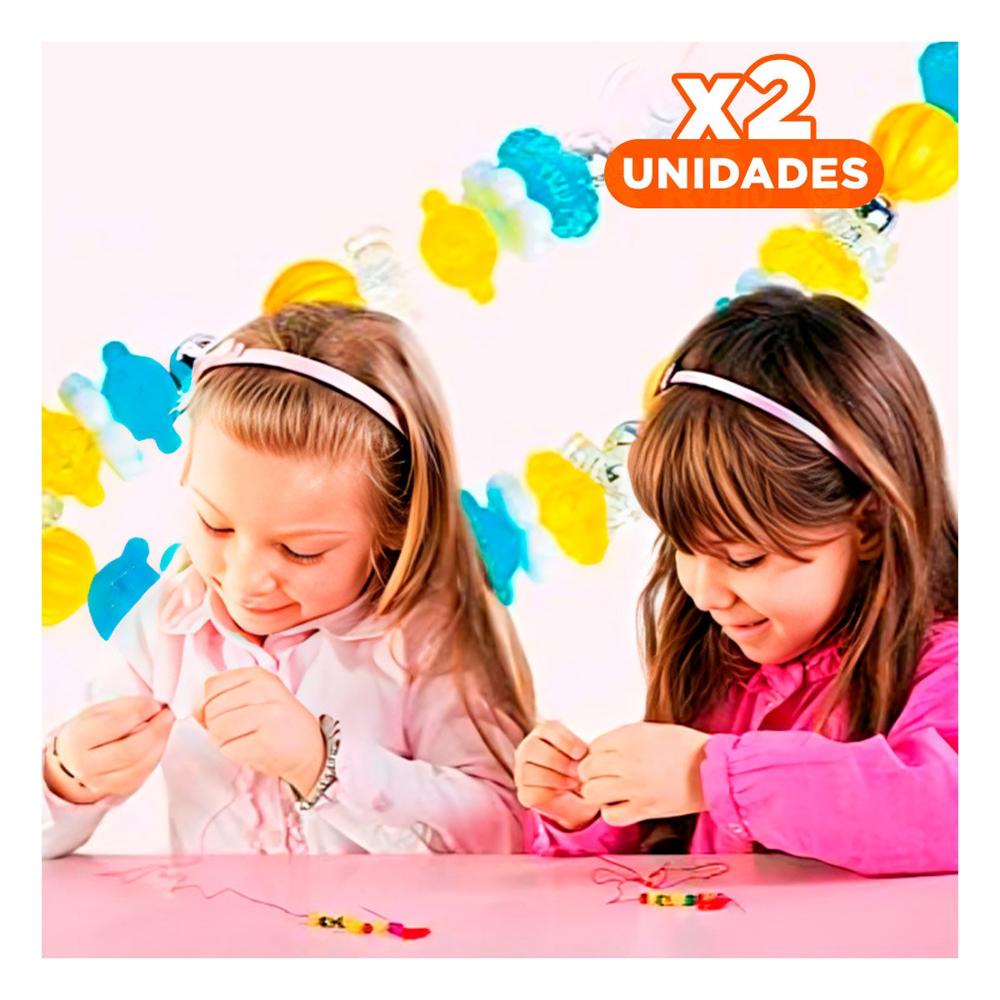 Pack2 Presentacion Creativa   para Peinar con Cuentas y Accesorios Y+Regalo Sticker