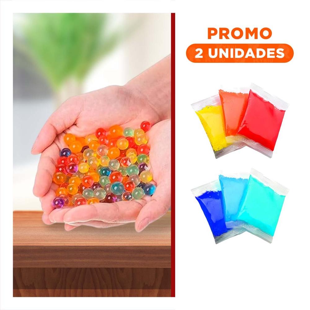 Pack2 Saco practico de balines de hidrogel cinco mil unidades para diversion