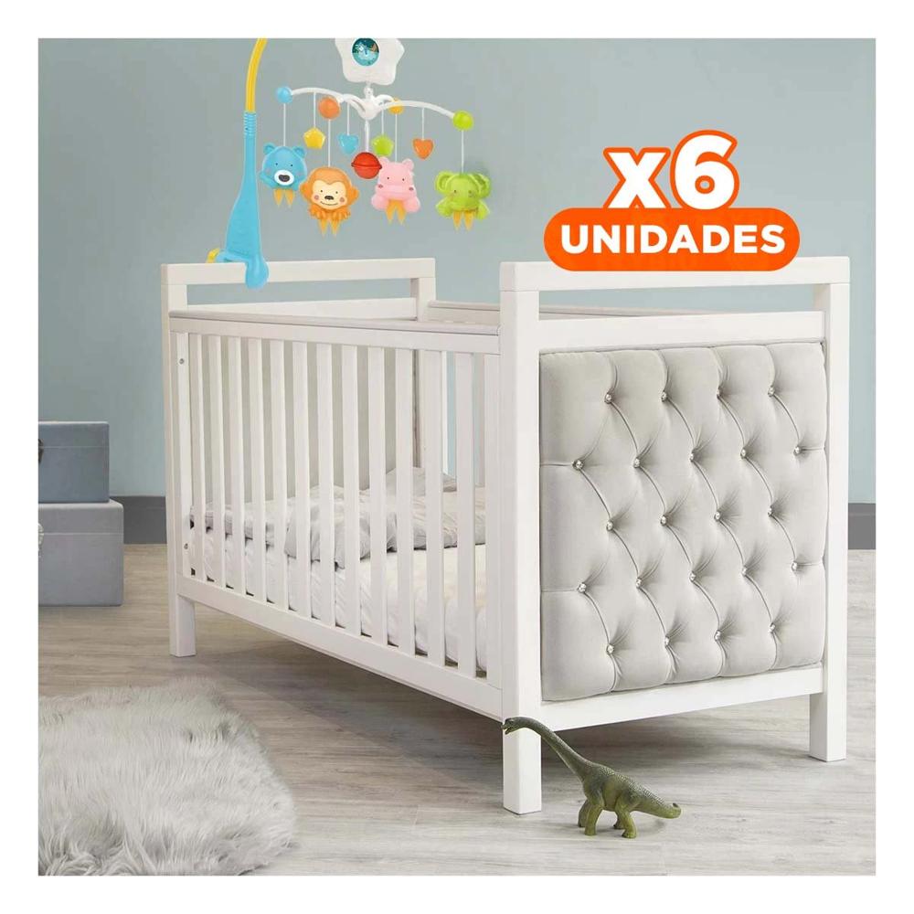 Pack6 Accesorio con Musica para Cuna de Bebes y Luces Suaves Y+Regalo Sticker