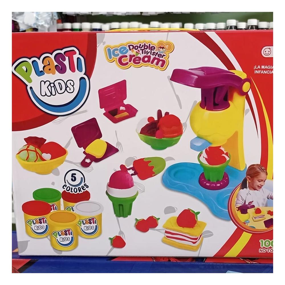 Juguete con Maquina de Helado Multicolor para Infantes Creativos