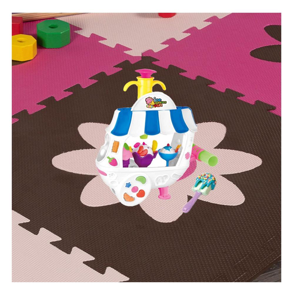 Unidad Movil de Helados con Plastilina Azul y blanco para Actividades Manuales Y+Ligas Regalo