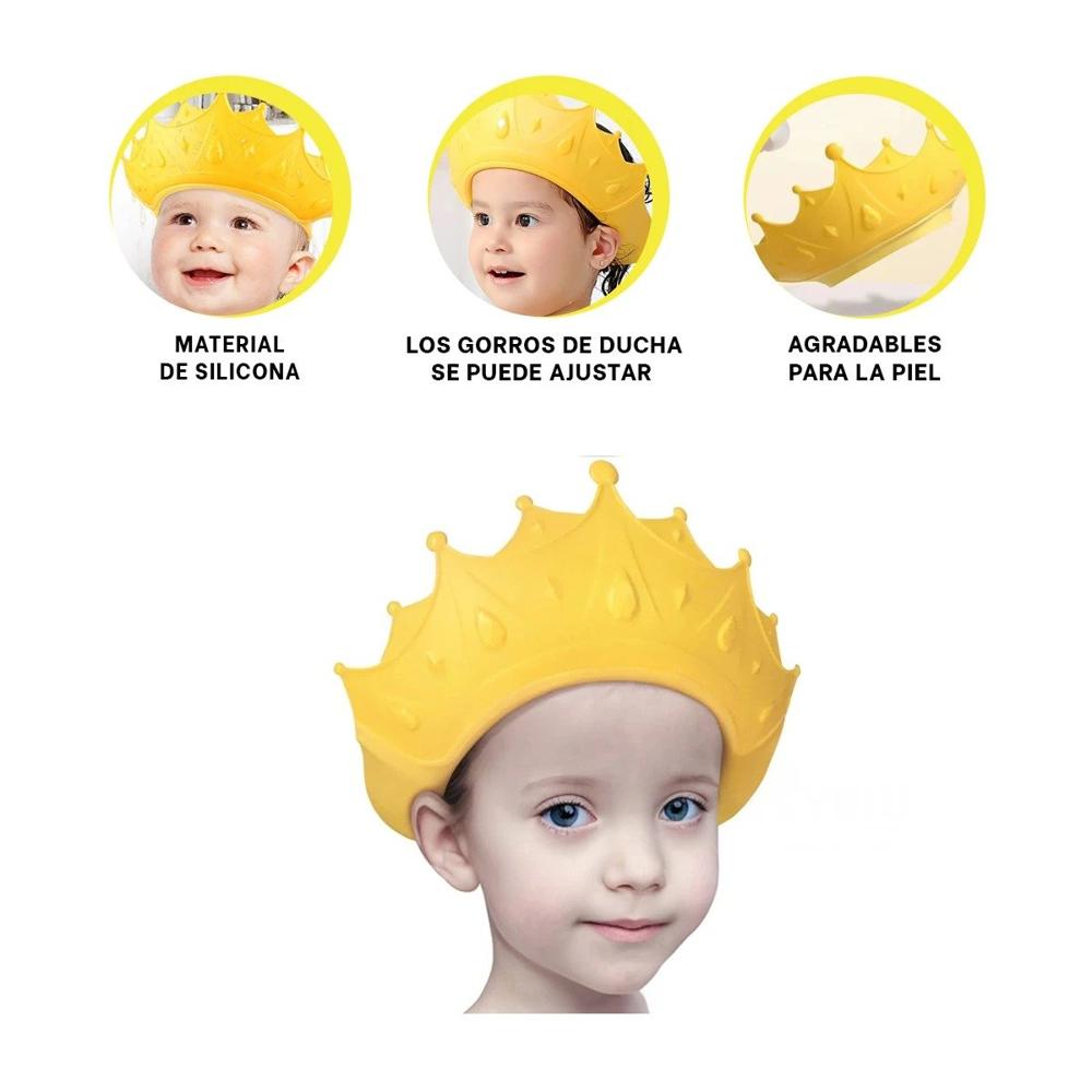de Aseo Infantil Ajustable Tipo Gorro Amarillo Y+Ligas Regalo