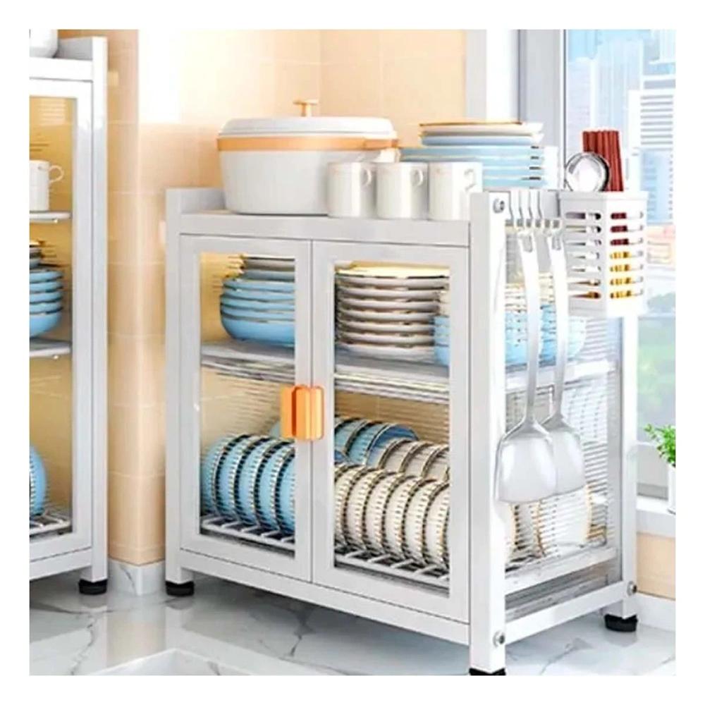 Organizador Blanco de Cocina con Puertas y Soporte para Utensilios Y+Papel Regalo