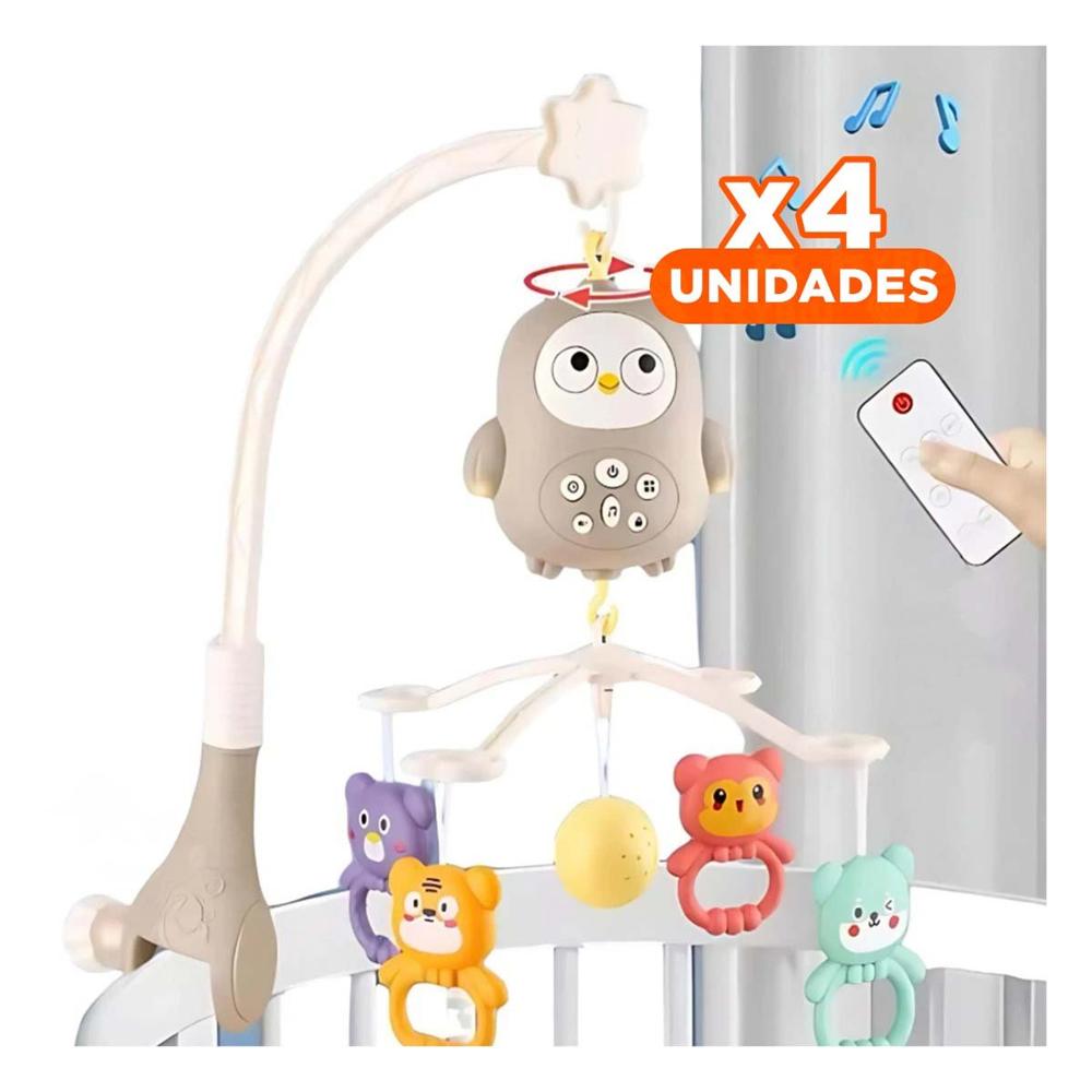Pack4 Estructura Didactica De Cochecito Con Juguetes Colgantes Para Bebe