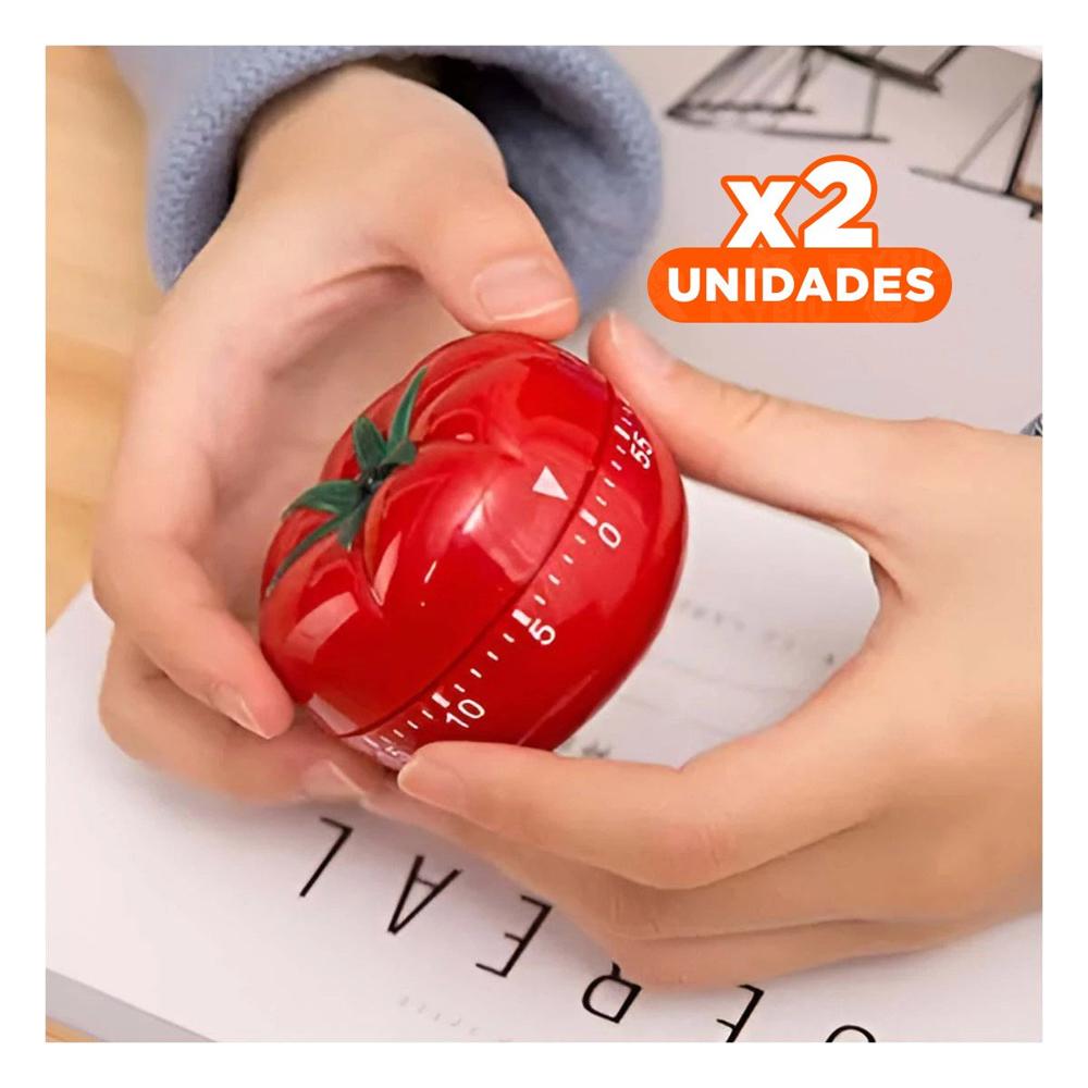 Pack2 Programador Tomate Rojo Compacto y Facil de Manipular Y+Papel Regalo