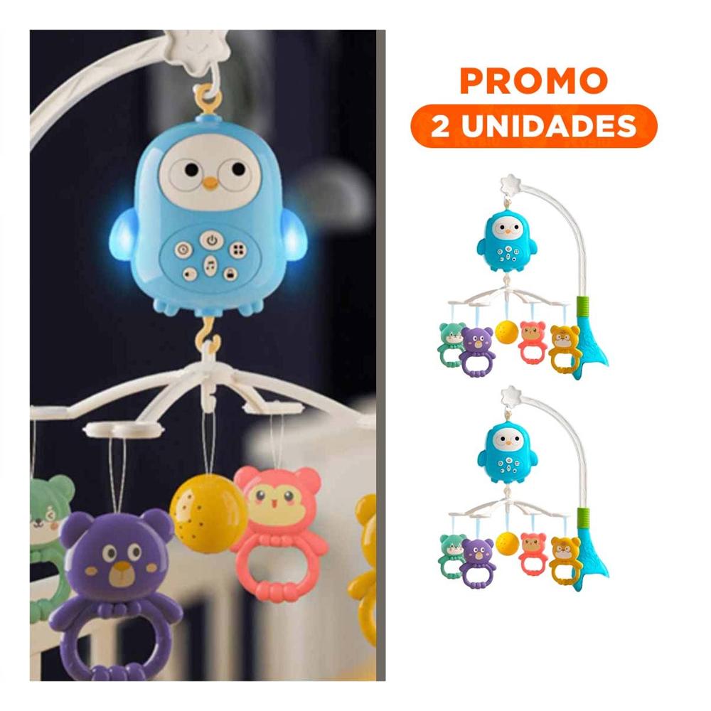 Pack2 Arco Didactico De Cochecito Con Juguetes Colgantes Para Estimulo Sensorial