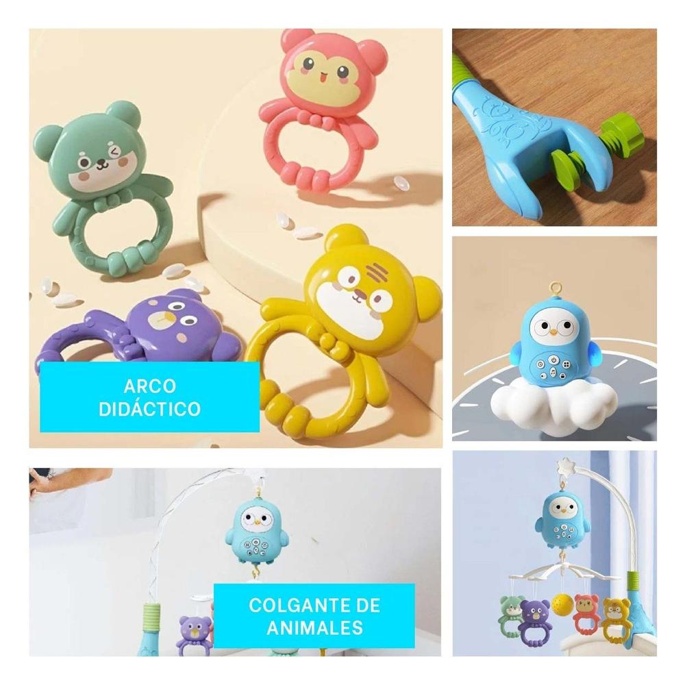 Accesorio De Cochecito Con Juguetes Colgantes De Animales Para Estimulo Y+Post It