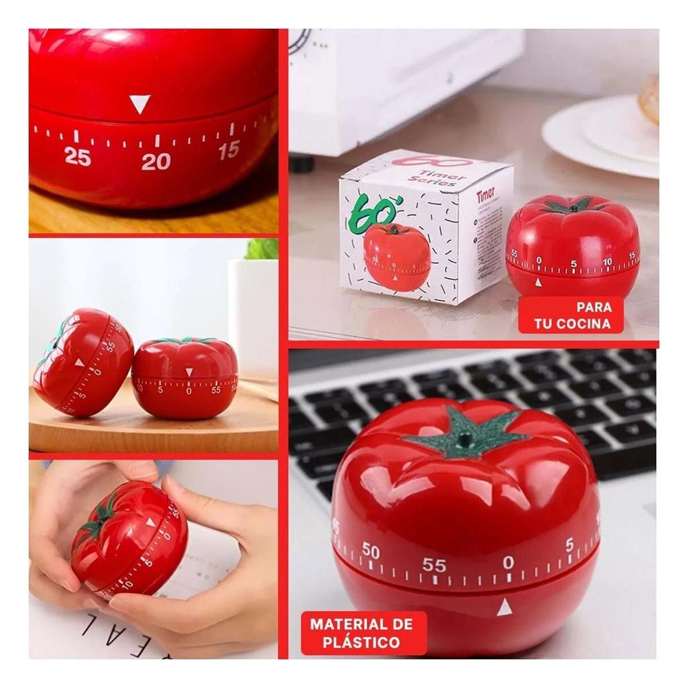 Cuenta Regresiva de Cocina Tomate Rojo Moderna y Funcional