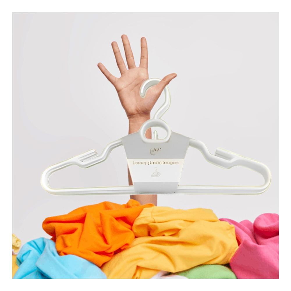 Sujetador Plastico Blanco con Diseño Circular de 4 Piezas Y+Post It