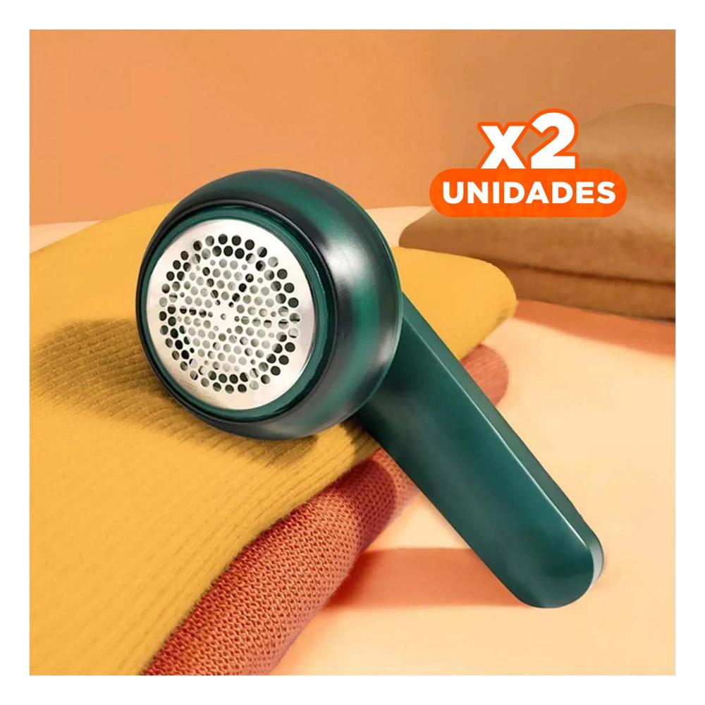 Pack2 Accesorio Removedor de Pelusas Potente para Telas Verde Hogar Plus Y+Regalo Sticker