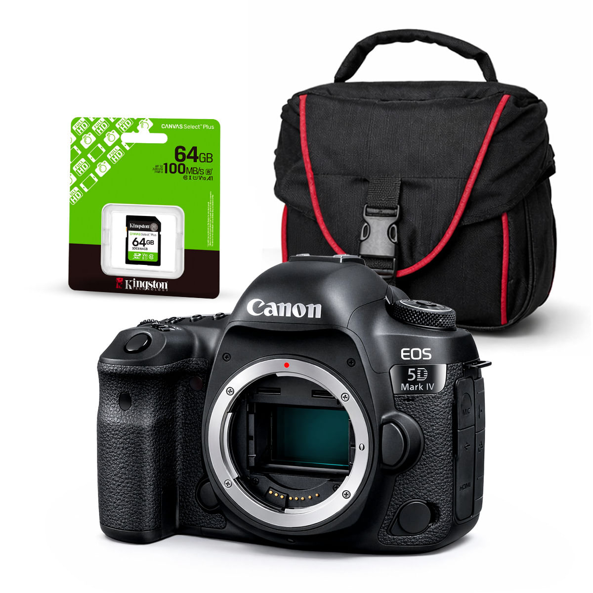 Cámara Canon EOS 5D Mark IV Cuerpo Solo y Kit Básico de Accesorios