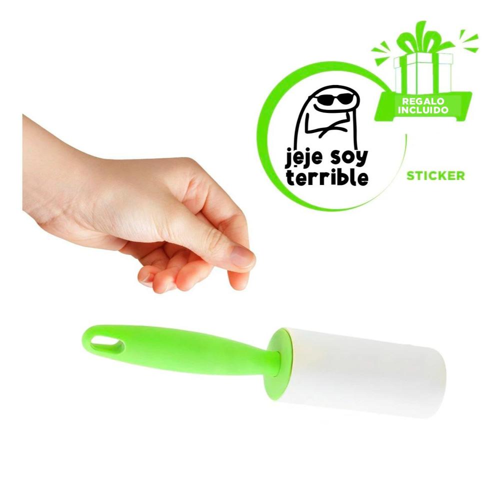 Removedor de Pelusa en Rodillo Manual para Prendas Verde Plus Nuevo Y+Regalo Sticker