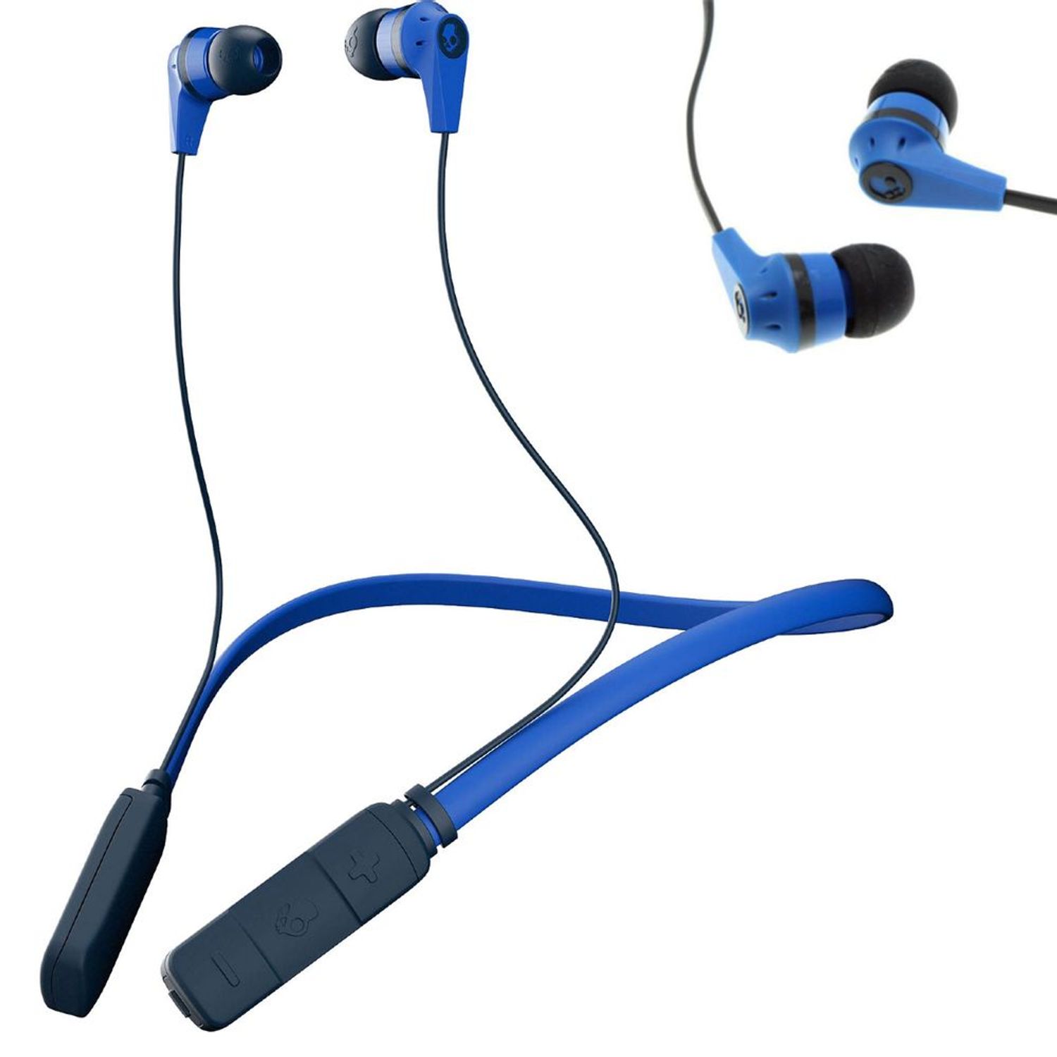 sustracción satisfacción mostrador Audifonos Skullcandy Inkd Bluetooth Wireless Control de Volumen 8 Horas  Azul | Oechsle - Oechsle