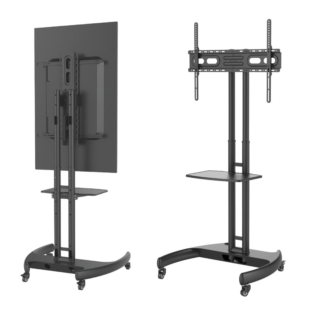 SOPORTE PEDESTAL MÓVIL PARA TV Y MONITOR VESA GIRATORIO 90 GRADOS SP90-6040 KOREANO