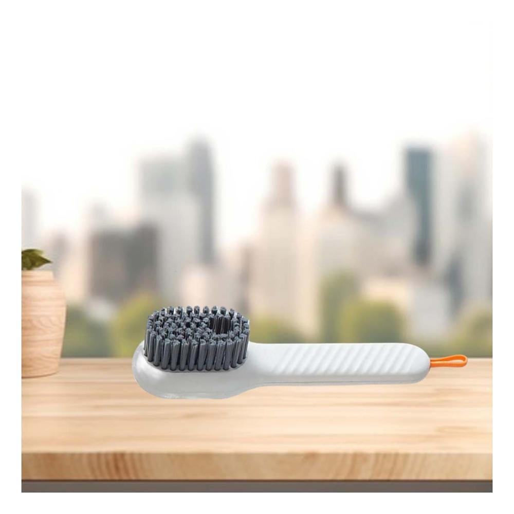 Brocha con Dispensador Multifuncional para Limpieza de Cocina Blanco