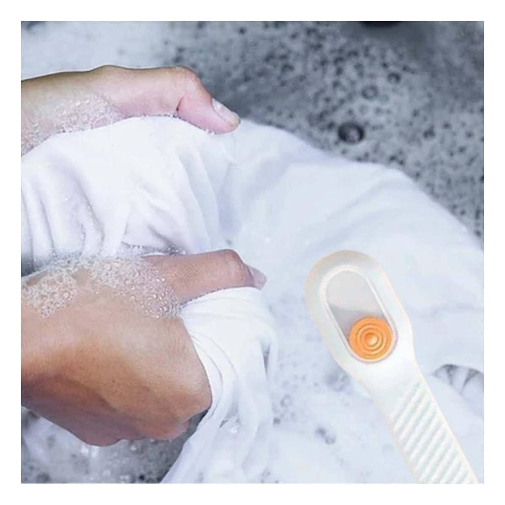 Brocha con Dispensador Multifuncional Resistente para Limpieza General Blanco Y+Ligas Regalo