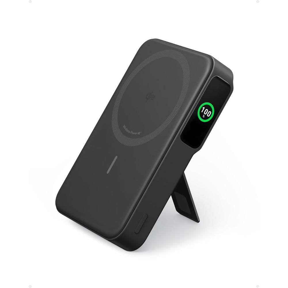 ANKER Power Bank MagGo 10000mAh Qi2 15W Magnético con Soporte y Pantalla A1654H11