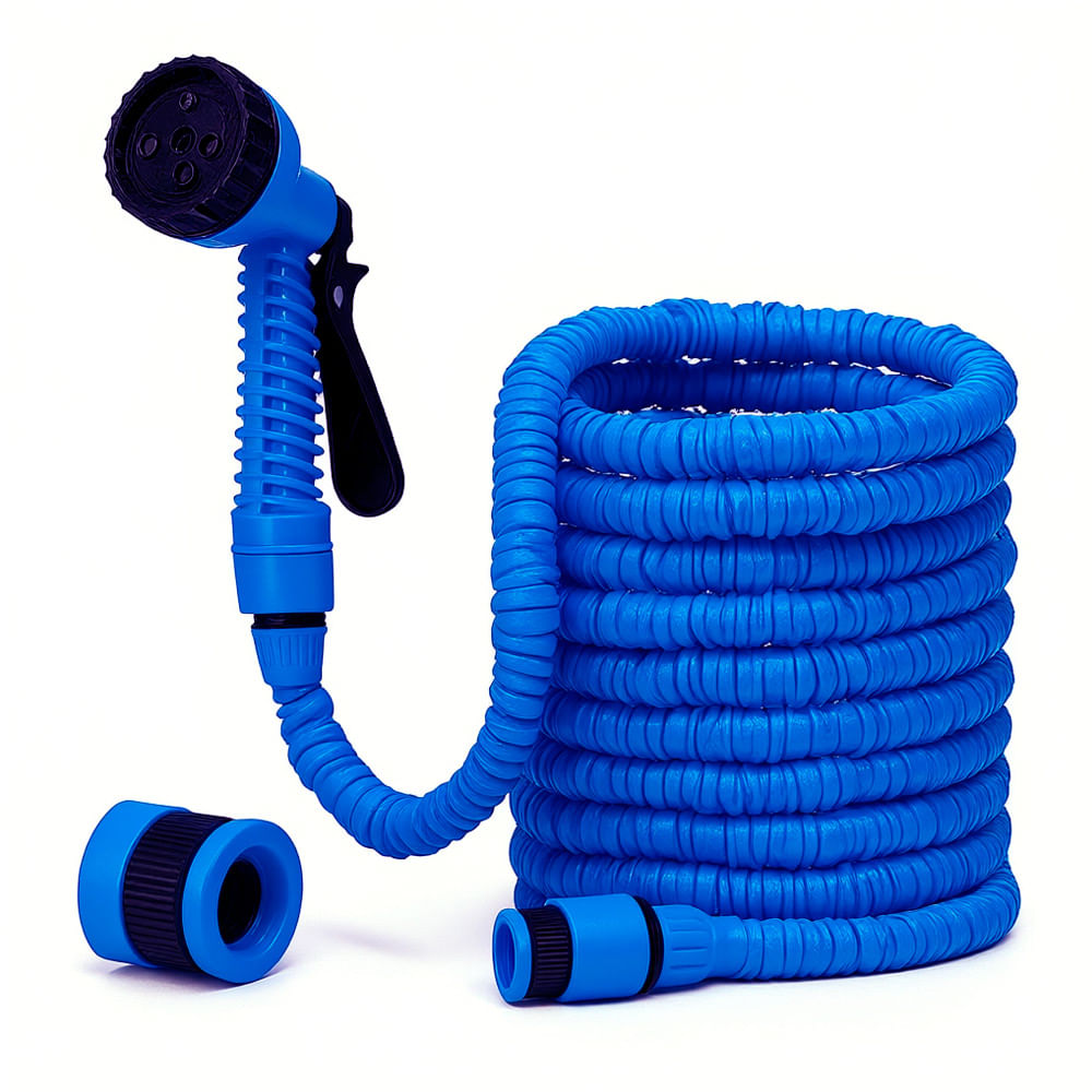 Manguera Expandible Hasta 45 Metros Retractil  Multiusos Jardin