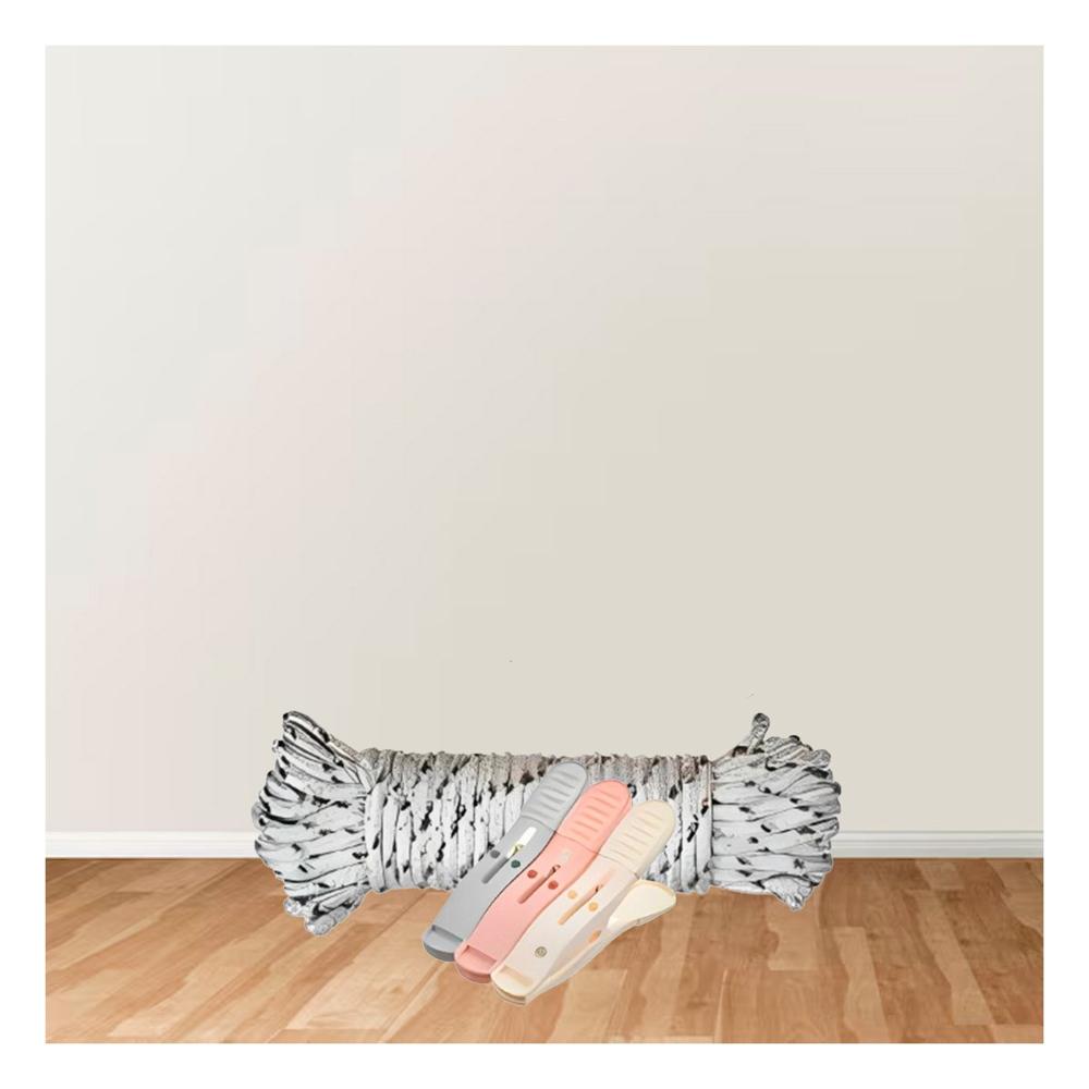 Clips de Plastico para Ropa Multicolor con Tres Colores y Cuerda Y+Post It