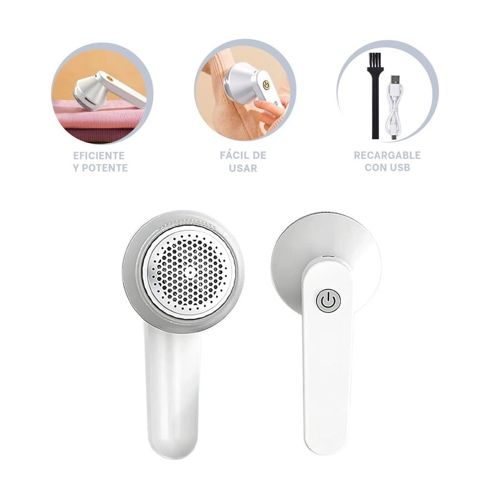 Quitapelusas Blanco Electrico Para Textiles Ropa Y Hogar Y+Ligas Regalo