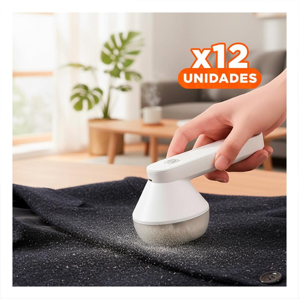 Pack12 Despelojador De Bolas Blanco Electrico Para Ropa Y Tapiceria Y+Papel Regalo