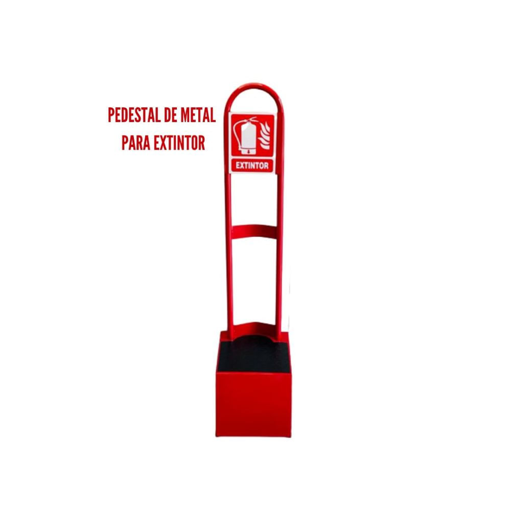PEDESTAL DE METAL PARA EXTINTOR 4-6 KG