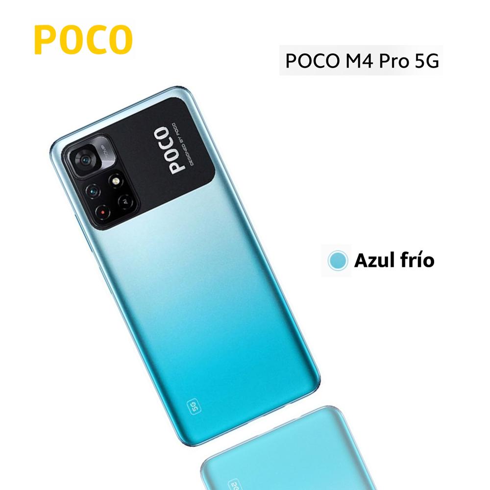 Celular Poco M4 Pro 5G 4GB RAM 64GB Cámara 50 MP Color Azul Frío