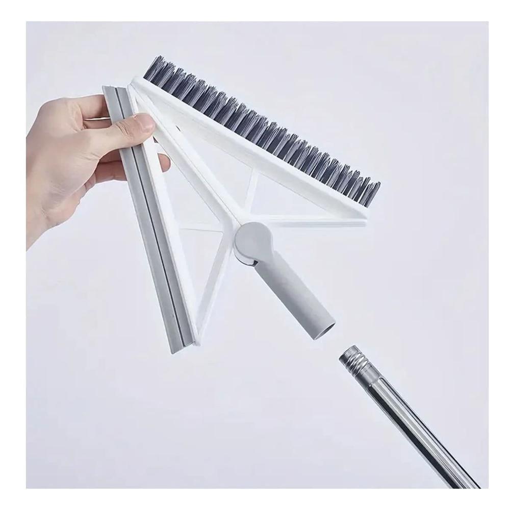 Trapeador Compacto y Silicona 2 en 1 para Pisos y Superficies Blancas Blanco Y+Regalo Sticker