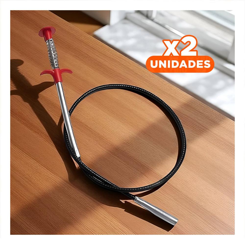 Pack2 Cable Flexible para Mantenimiento de Drenaje en Negro Y+Regalo Sticker