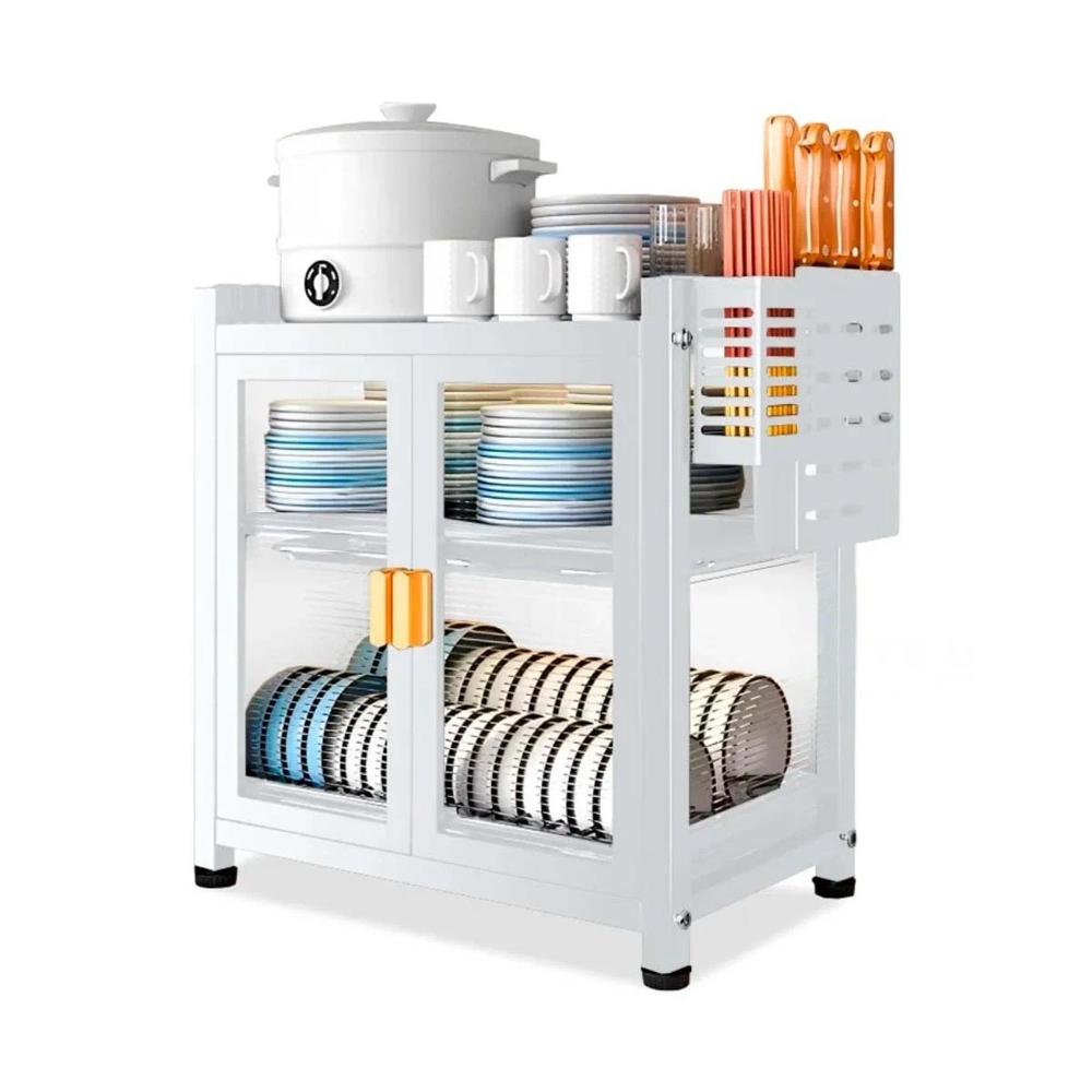 Estructura Blanca de Cocina con Puertas y Bandejas Interiores Y+Papel Regalo
